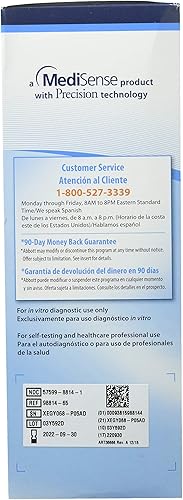 Miniatura 3 de DSS Precision Xtra Kit de medidor de glucosa en la sangre, Resultados en 5 segundos, Tiras no Incluidas (1 Kit)