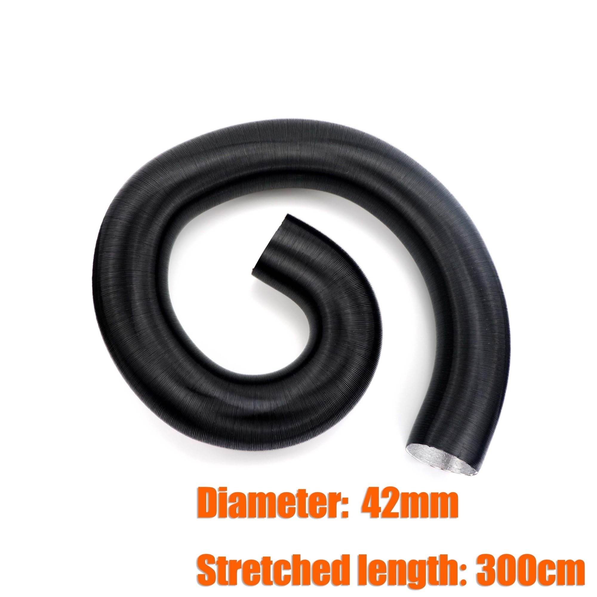 Condotto Tubo Riscaldatore Da 2 Pezzi 75 Mm Con Uscita Aria Calda - Foto 3