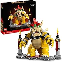 LEGO 71411 Super Mario The Powerful Bowser, Adult Building Model Kit, Collectible 3D Jointed Figure with Battle Base, Gadget Gift Ideas for Men and Women