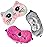 Cute Animal Sleeping Mask Soft Plush Blindfold Cute Rabbit Panda Koala Eye Cover Eyeshade for Kids Teens Girls Women (3Pack Multicolor)