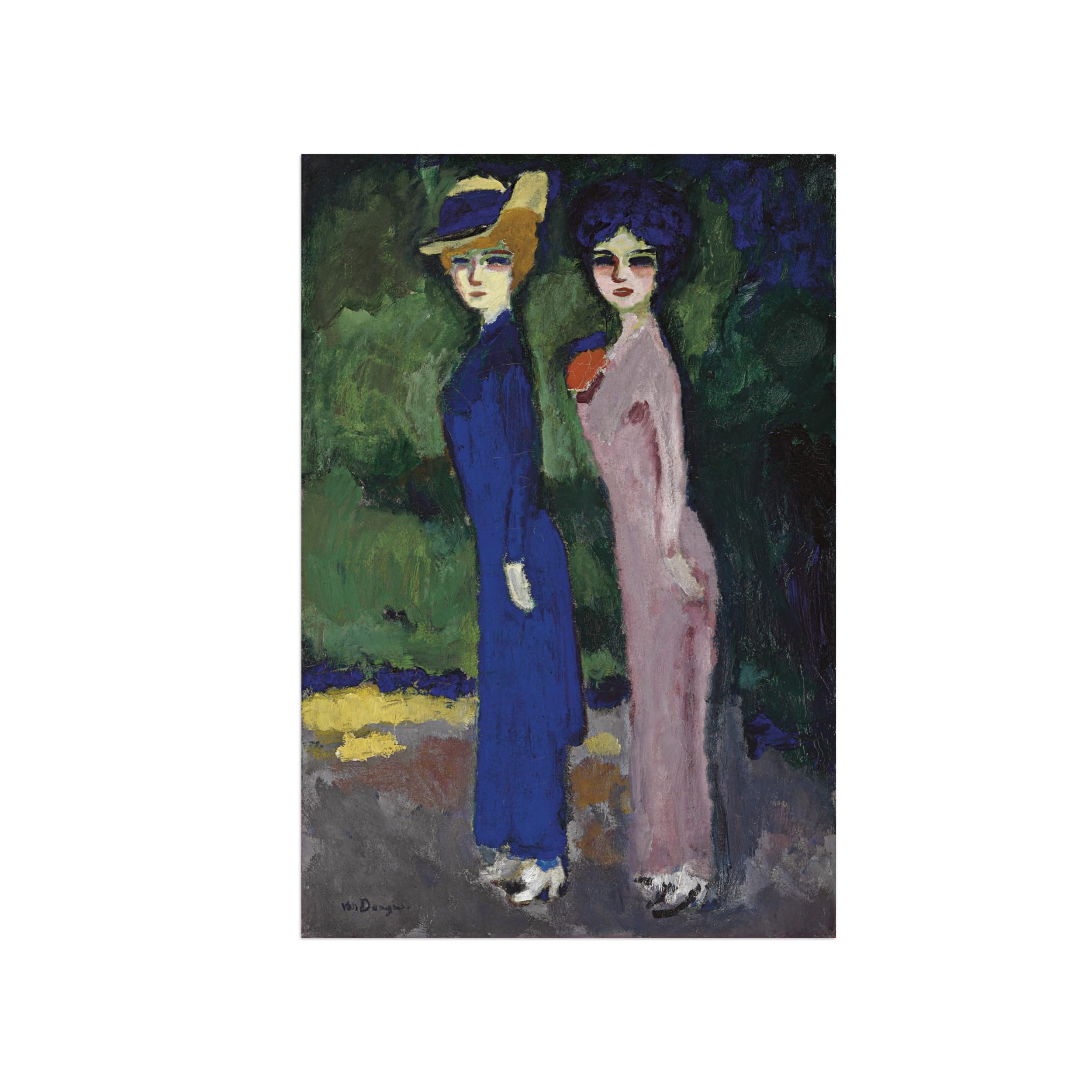 SDYSKKUG Famous Wall Art. Canvas Prints. Two Women 2. 120x80cm Unframed