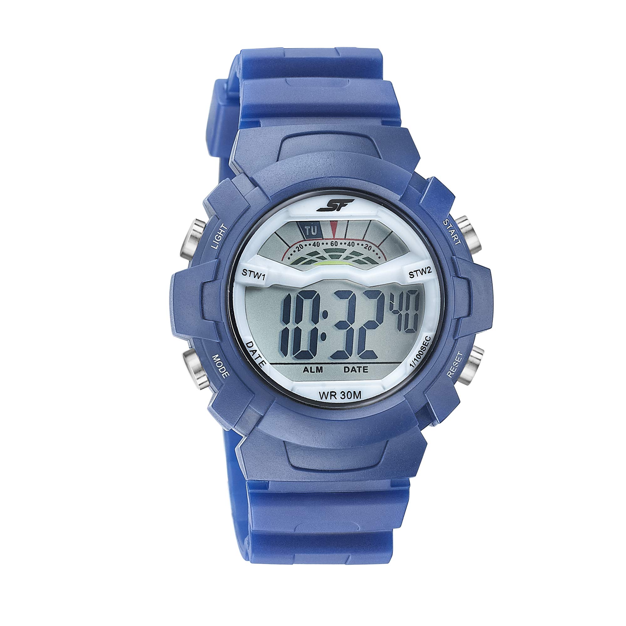 SF Casuals Digital White Round Dial Mens Sport Watch-77109PP03 (B08RDR3RY4) Amazon Price History, Amazon Price Tracker