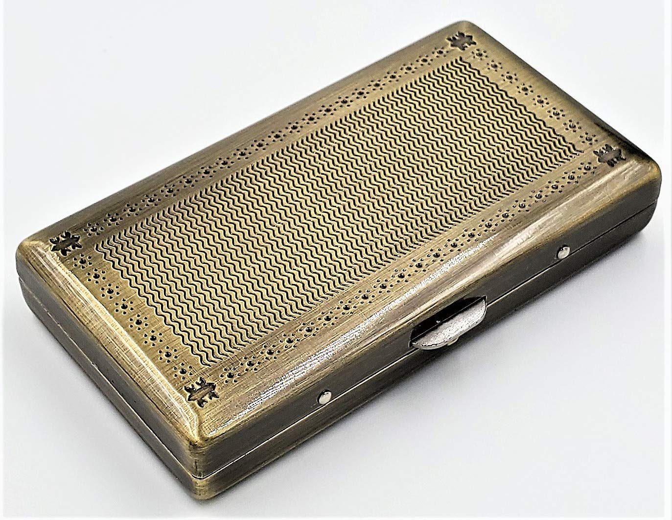 antique brass cigarette holder Amazon.com: Cigarette Case Victorian Style Metal Holder for Regular, King  and 100's Size Pocket Protective Security Wallet (ES100-AB, Antique Brass)  : Health & Household