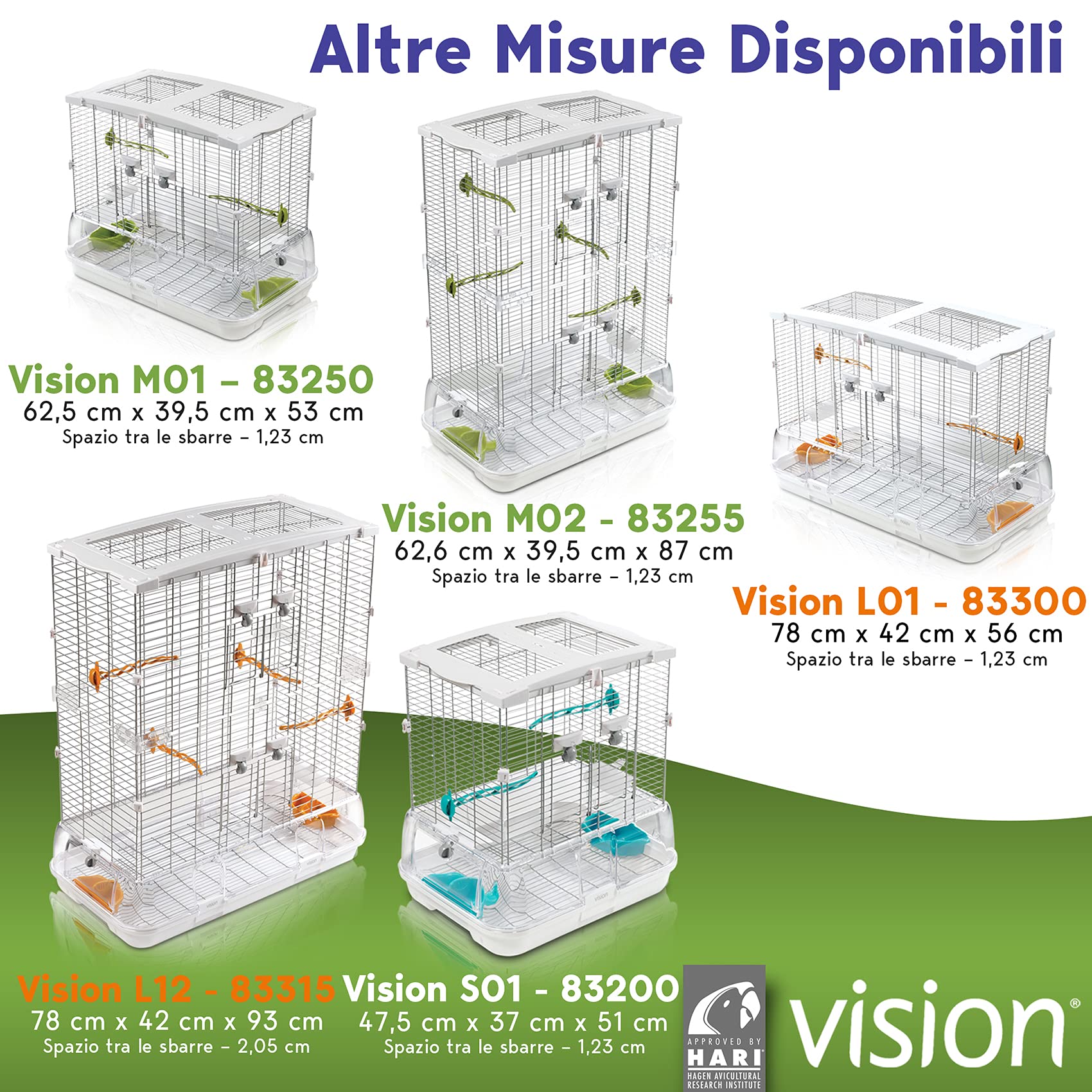 Vision 83255 Modello M02 Vogelheim Piccola Alta