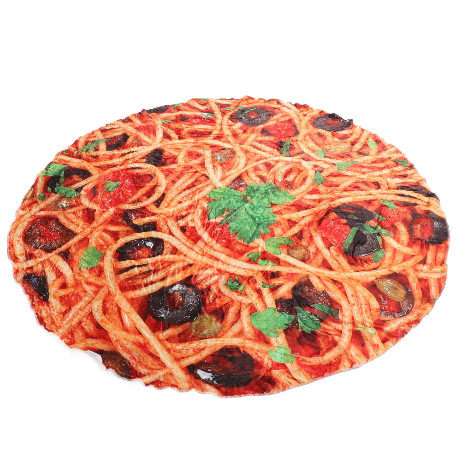 Cobija ligera y cálida con diseño de pizza manta multifuncional