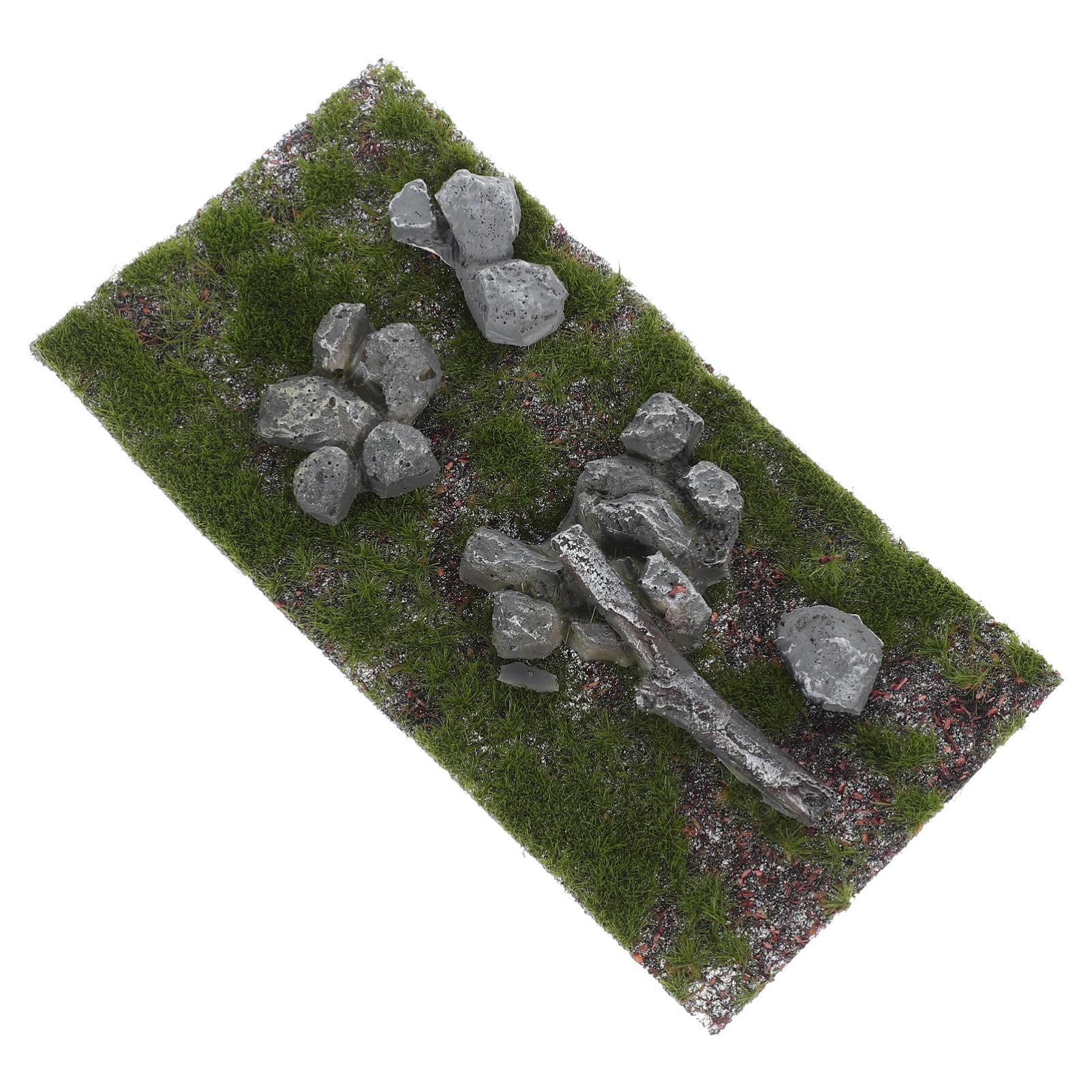 ibasenice 5pièces Fake Grass Turf Mat Decoration pour Maquettes De Tapis De Gazon Synthétique pour Table De Sable Et Modélisme