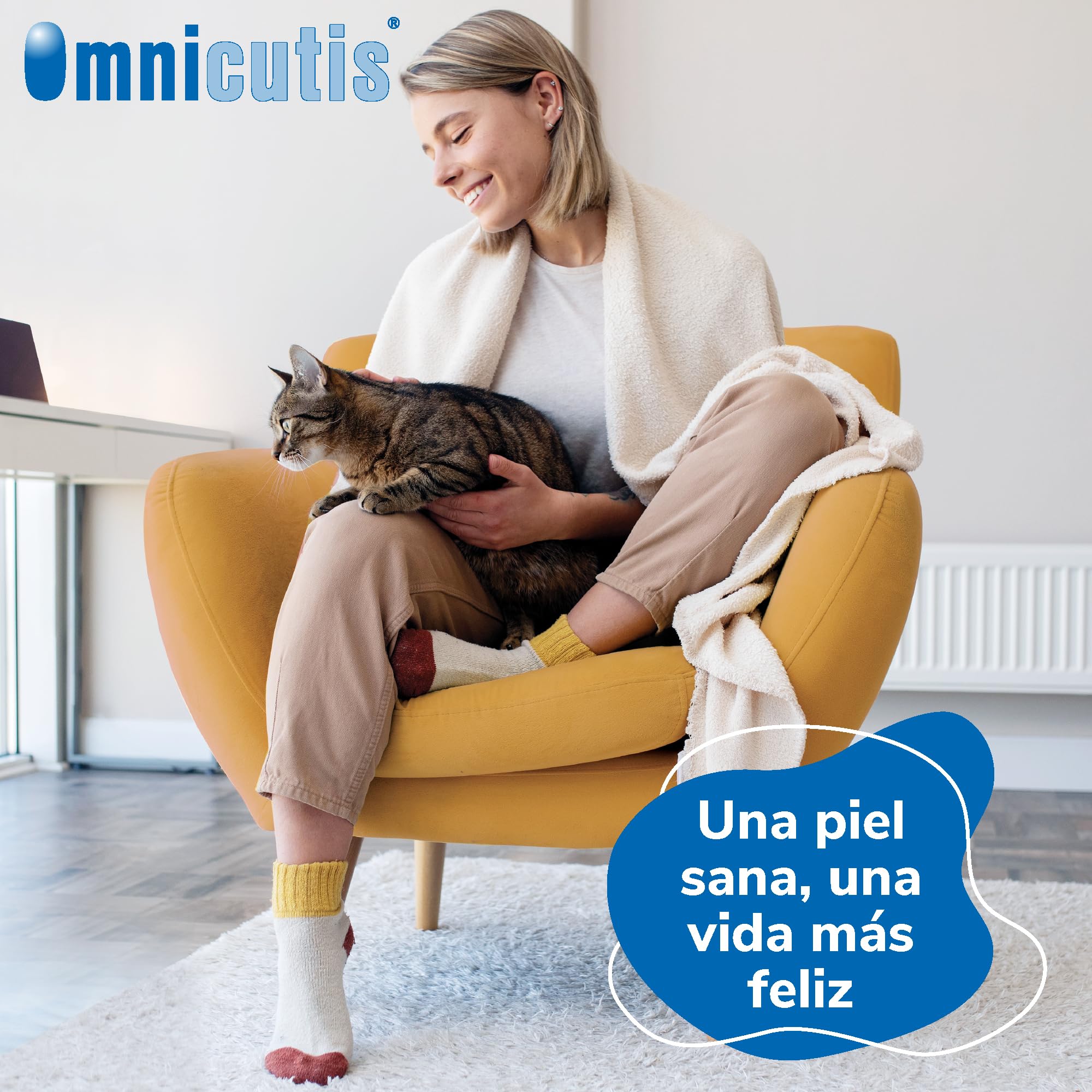 Omnicutis Hifarmax - Suplemento con Vitaminas, Zinc y Omega 3 para Perros y Gatos | Anticaída de Pelo, Alivio de Picor, Cuidado de la Piel y Pelo Brillante | Vitaminas para Perros y Gatos | 600 Perlas