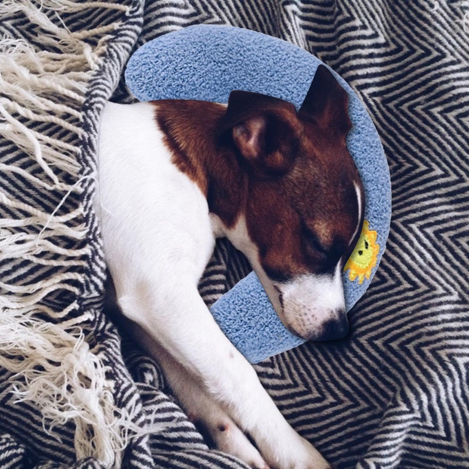 U-förmiges Hundekissen - Donut Beruhigungskissen Für Kleine Hunde & Katzen