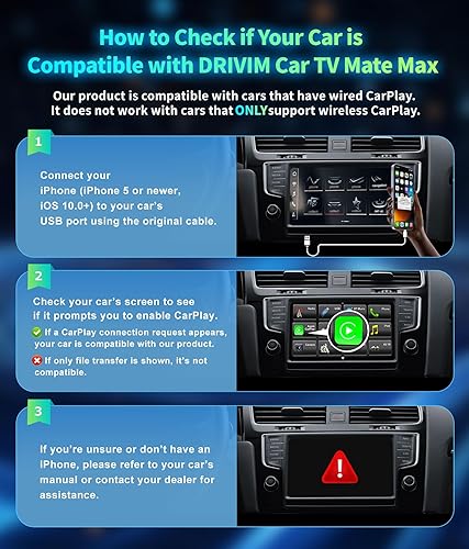 Miniatura 7 de Car TV Mate Max Adaptador HDMI 3 en 1 Convertidor multimedia para TV Stick Caja de transmisión Reproductor de DVD, Consola de juegos Plug & Play