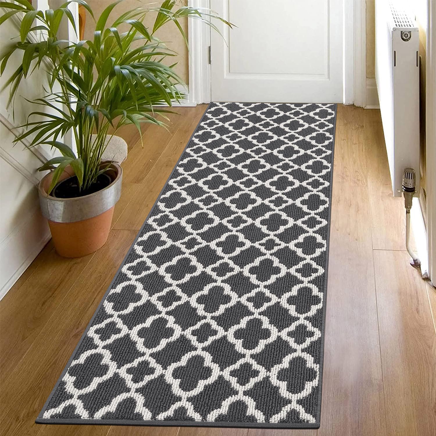 Tapis Entrée Cuisine Doux Tapis Couloir Cekene 80x300cm - Antidérapant Et Lavable - Pour Cuisine, Entrée Décoration Sol Pratique