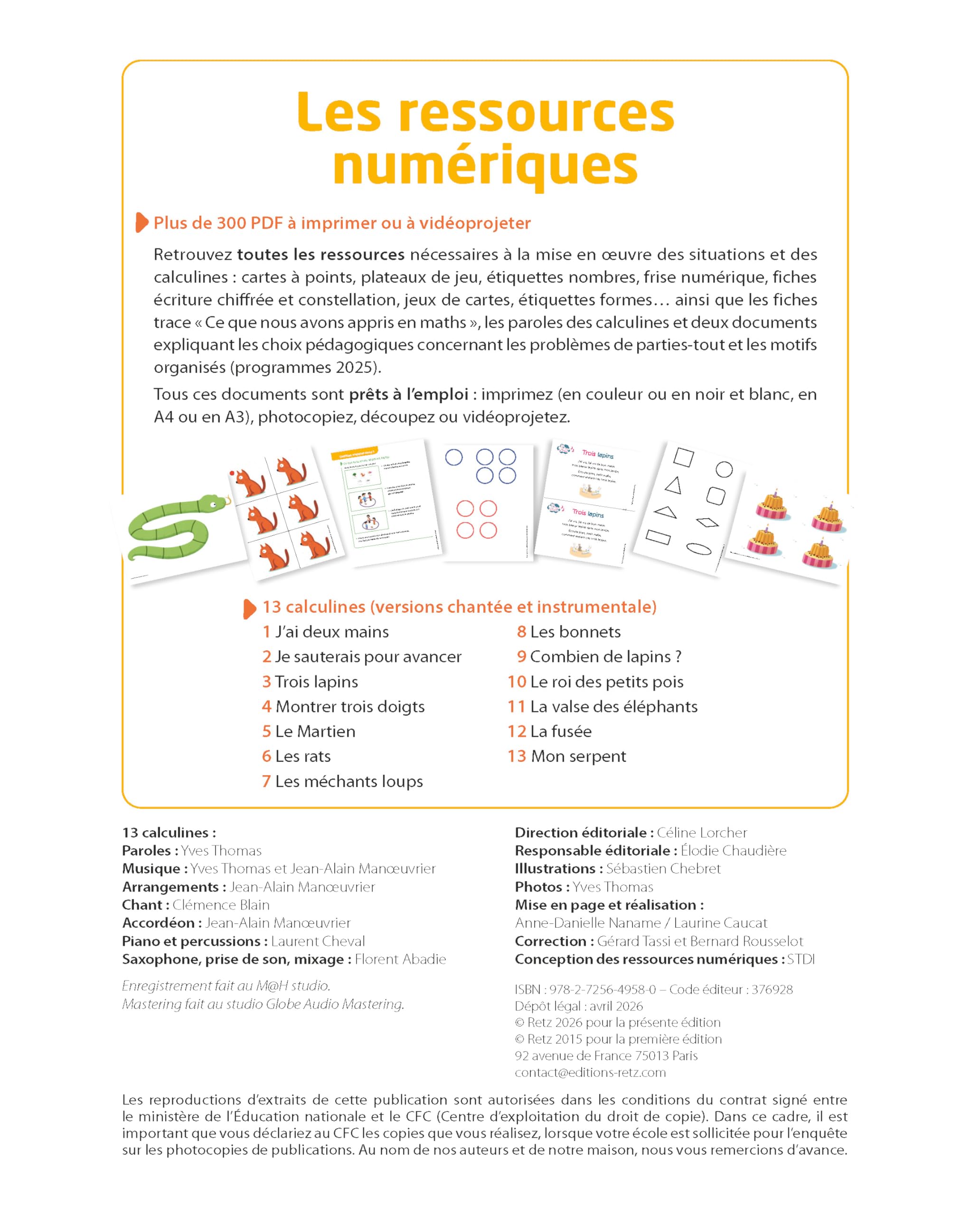 Maths à grands pas - PS-MS (+ ressources numériques) - Programmes 2025