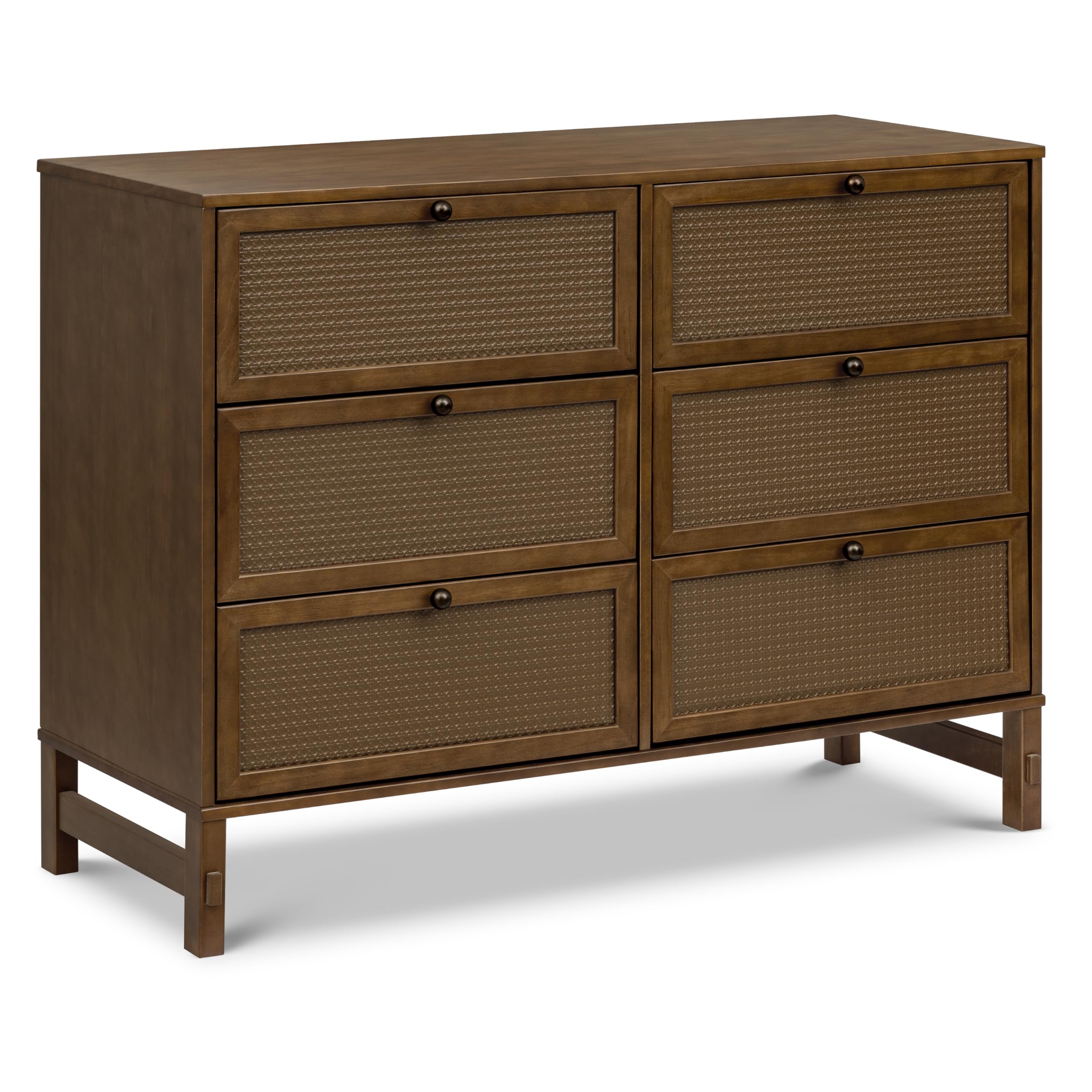 Davinci Margot 6-Drawer Dresser in Walnut, GREENGUARD Gold Certified