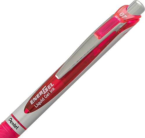 Miniatura 3 de Pentel EnerGel Deluxe RTX Bolígrafo de gel líquido retráctil, punto Mediano, punta de metal, tinta de colores surtidos, paquete de 3 (BL77BP3M2)