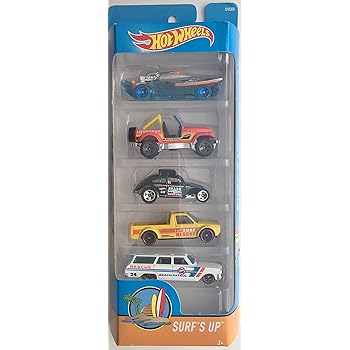 hot wheels surf's up 5 pack