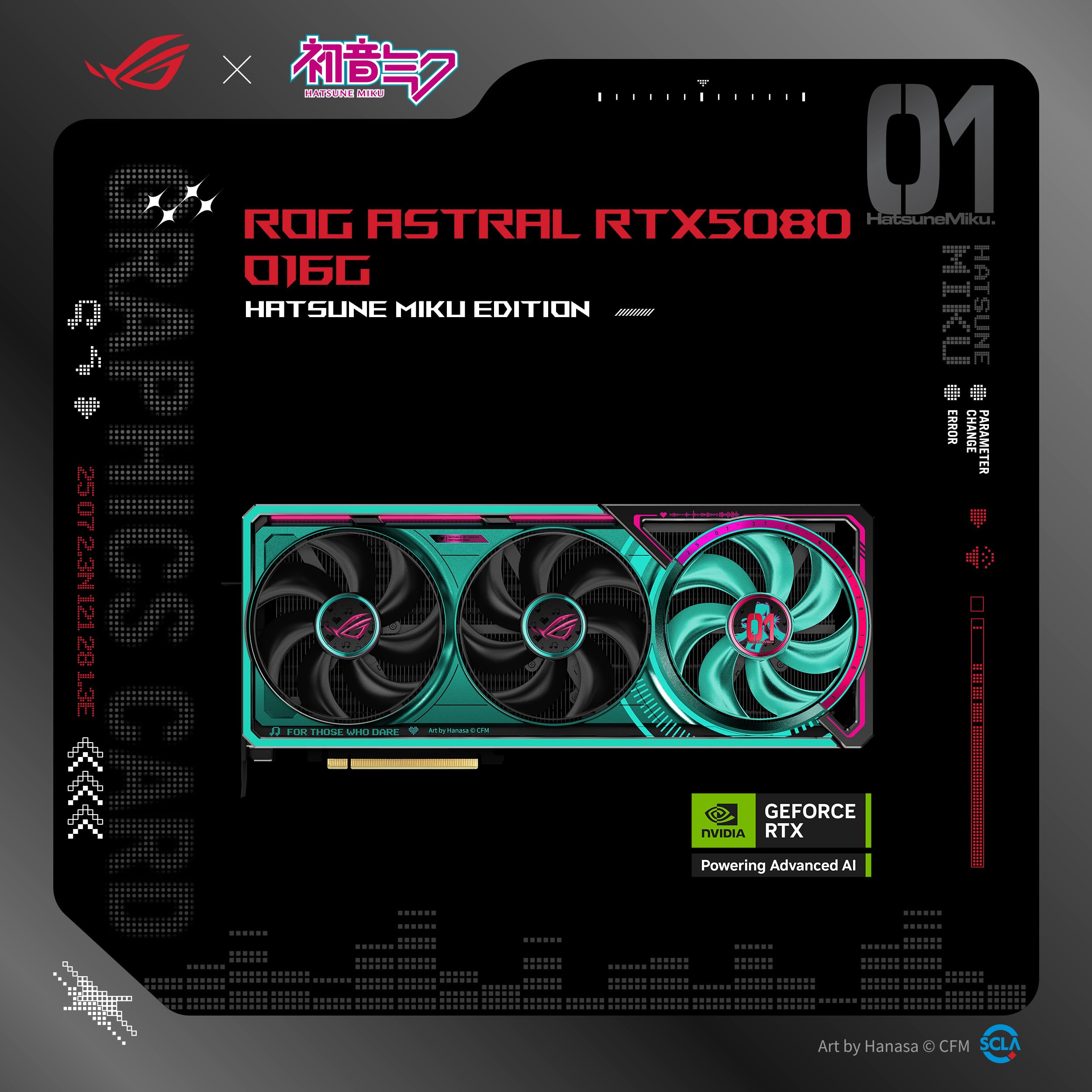 Amazon.com: ASUS ROG Astral GeForce RTX 5080 16GB GDDR7 OC Hatsune