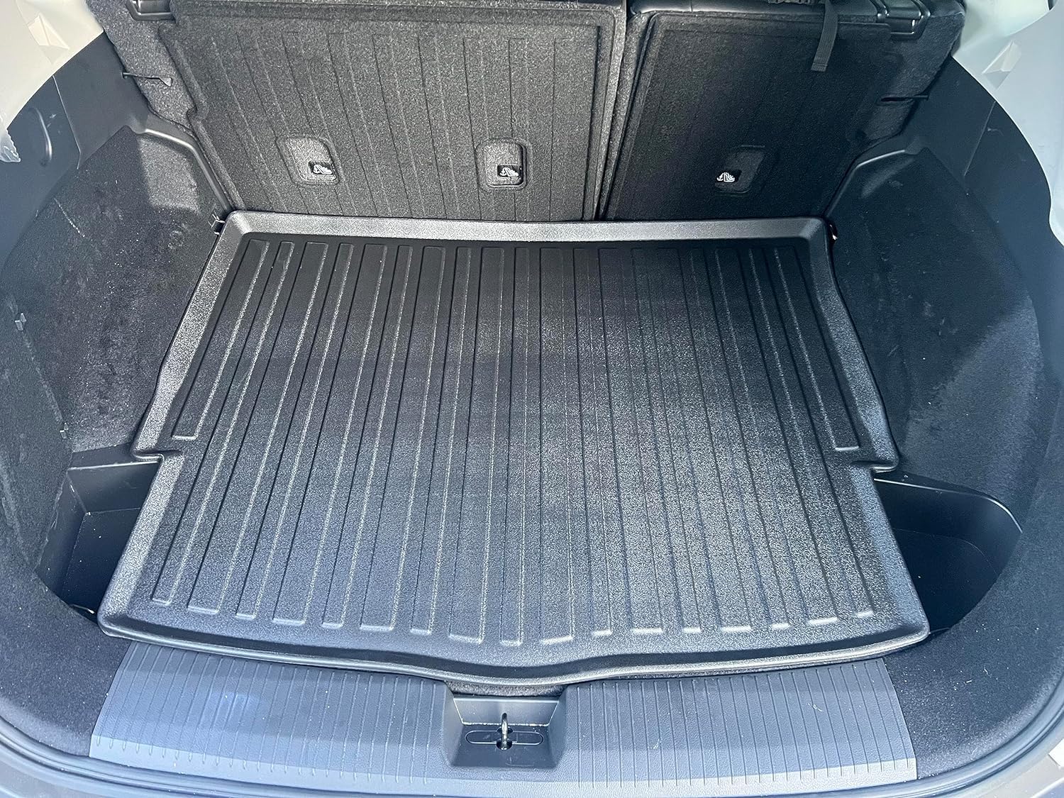 Premium Cargo Liner for Nissan Rogue S SV SL Platinum 2021-2025 - 100% Protection - Custom Fit Car Trunk Mat - Black Cargo Mat - 3D Shaped Laser Measured Trunk Liners for Nissan Rogue Hybrid