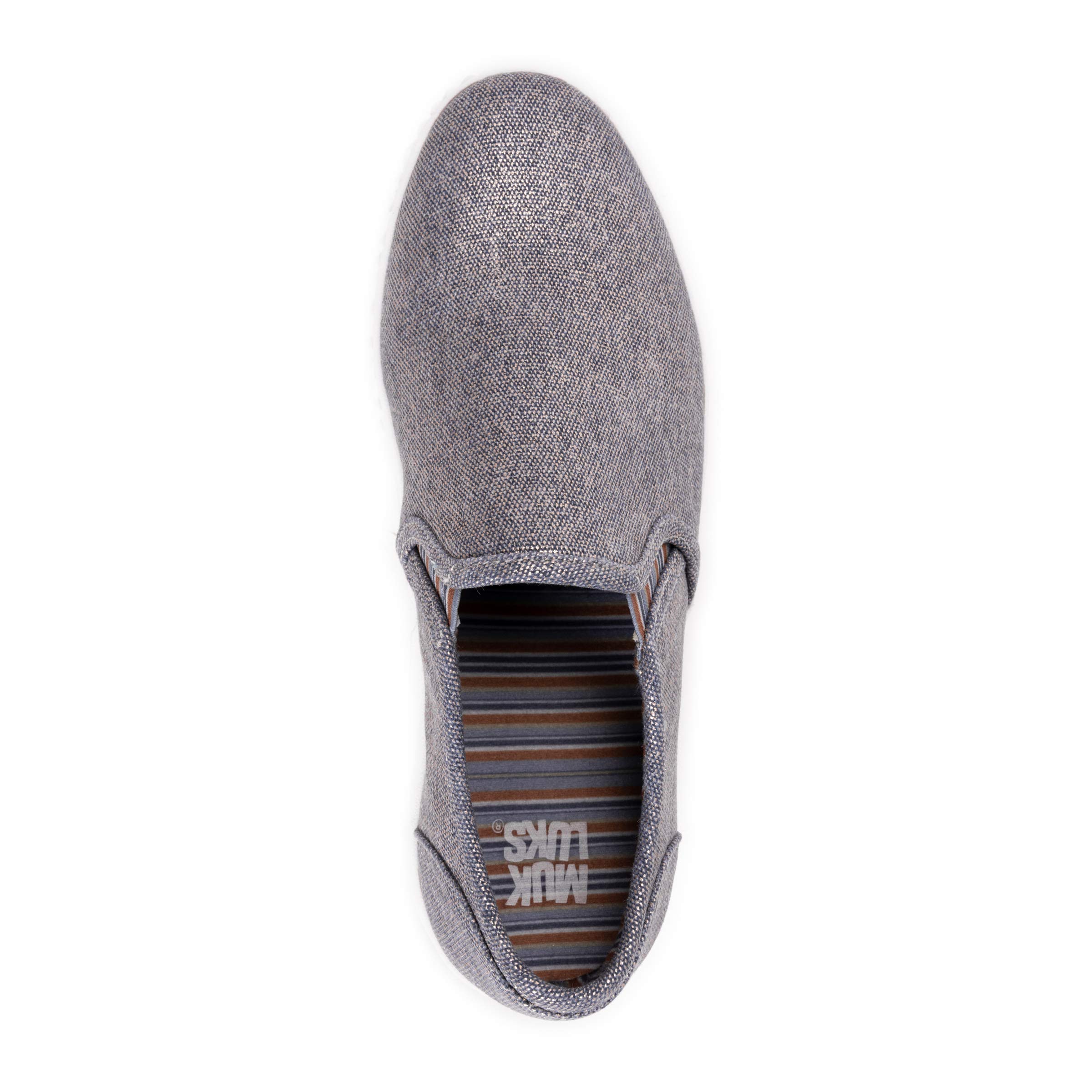MUK LUKS Kobiety Street Savvy Sneaker - BlueMokasyn