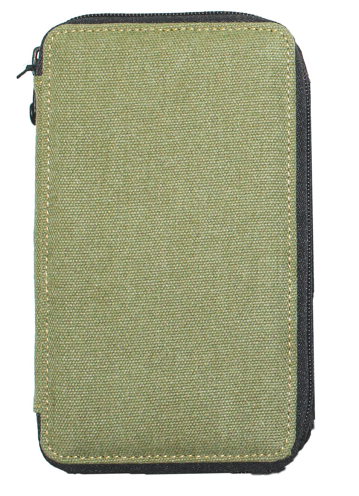 Speedball Art Products 253240 Pencil Case for 24 Pencils Olive Green Linen, 19.1L x 12.1B cm