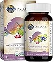 Garden of Life Organics Multivitamin for Women - Women's Once Daily Multi - Whole Food Multi with Iron, Biotin, Vegan Organic Womens Multivitamin for Health, Energy Hair Skin and Nails, 30 Tablets