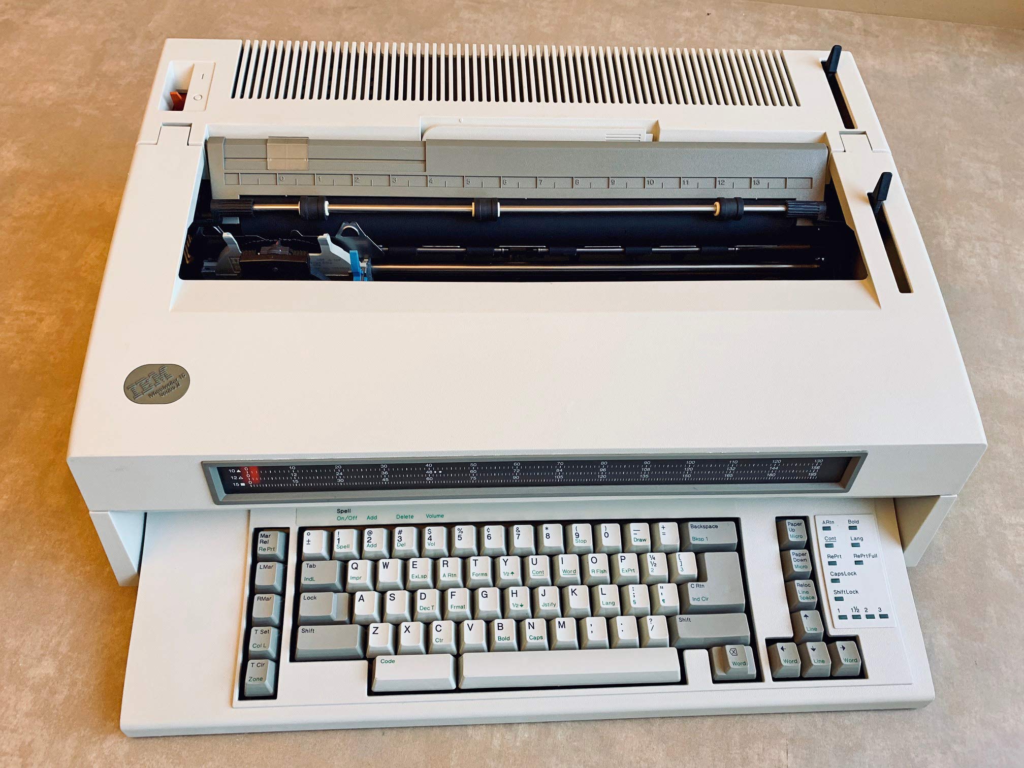 IBM 15 (6783) WHEELWRITER TYPEWRITER AA IBM Wheelwritter 15 6783 Typewriter Series II Tested and Working (Renewed)