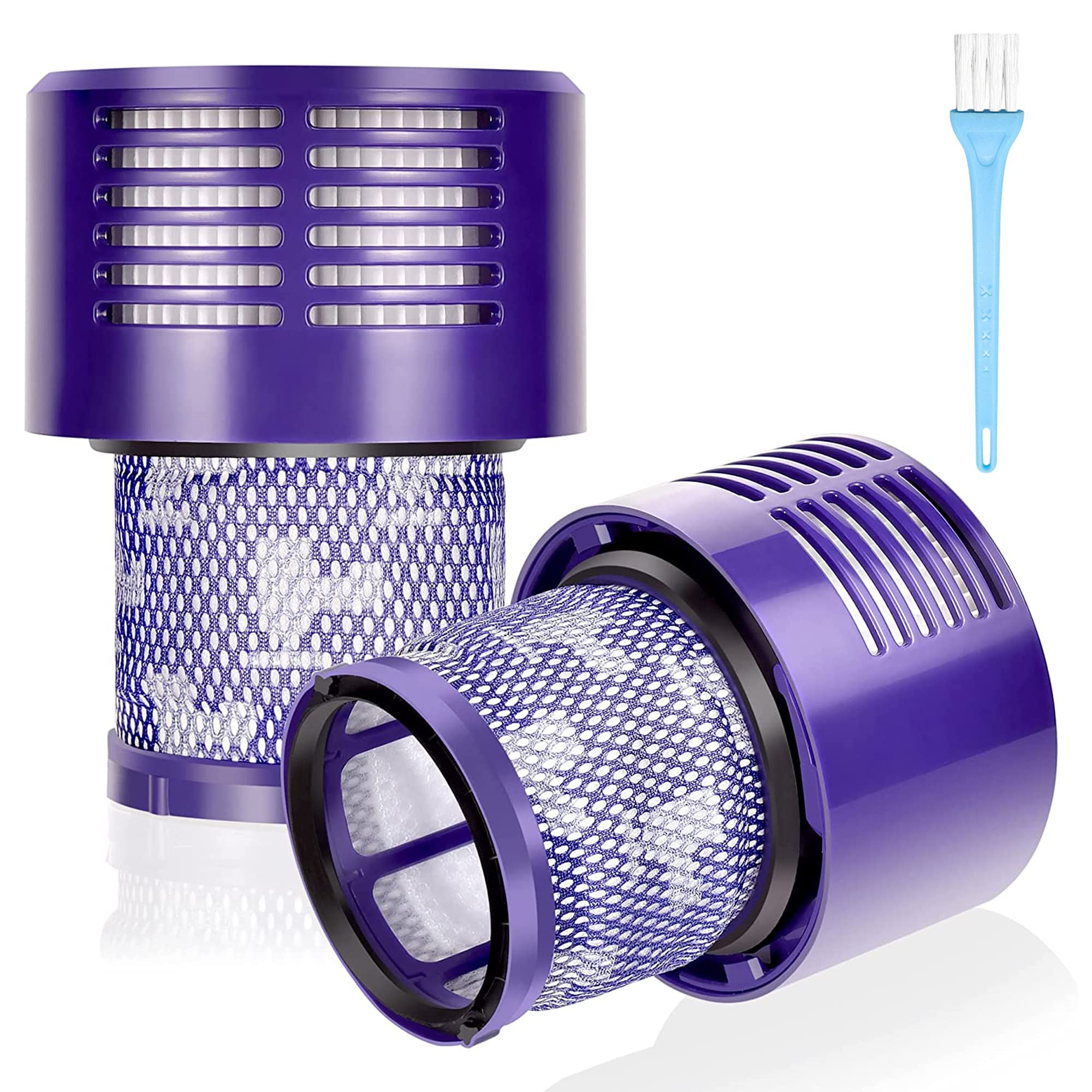 SYOSI Vacuum Filter Replacements Washable for Dyson V10 and for SV12 Cordless Vacuum Cyclone Animal Absolute Total Clean Vacuum Cleaner. Compare to Part # 969082-01, 2pack