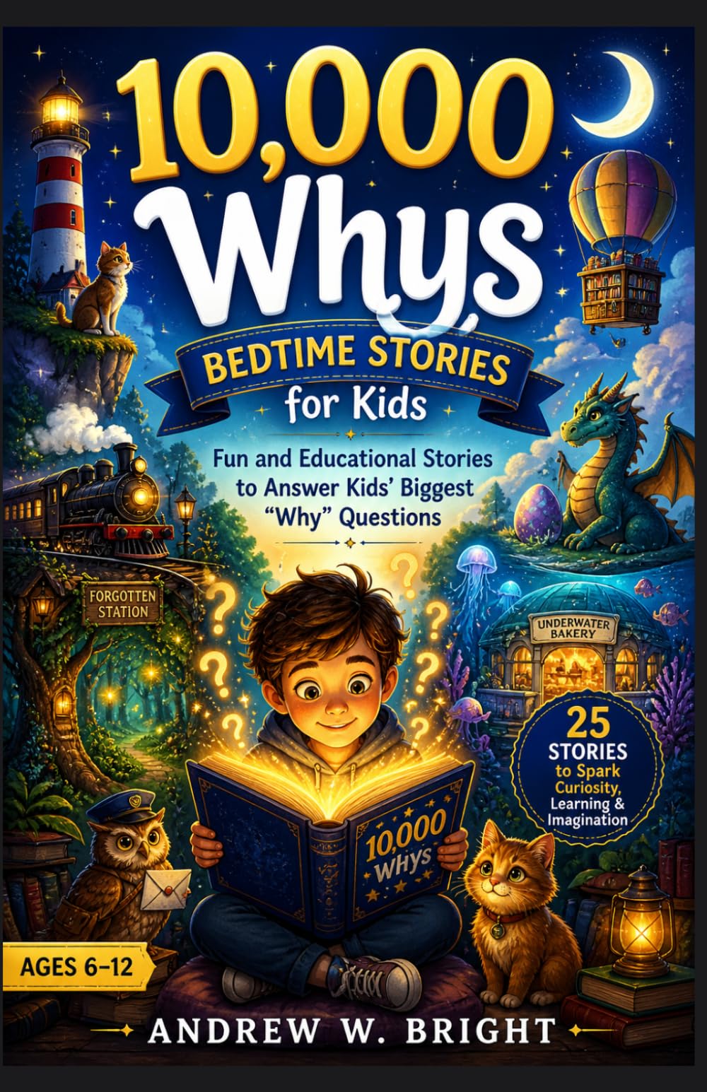 10,000 Whys Bedtime Stories for Age 6-12: Fun and Educational Stories to Answer Kids’ Biggest “Why” Questions: 1 (The Whys Series)