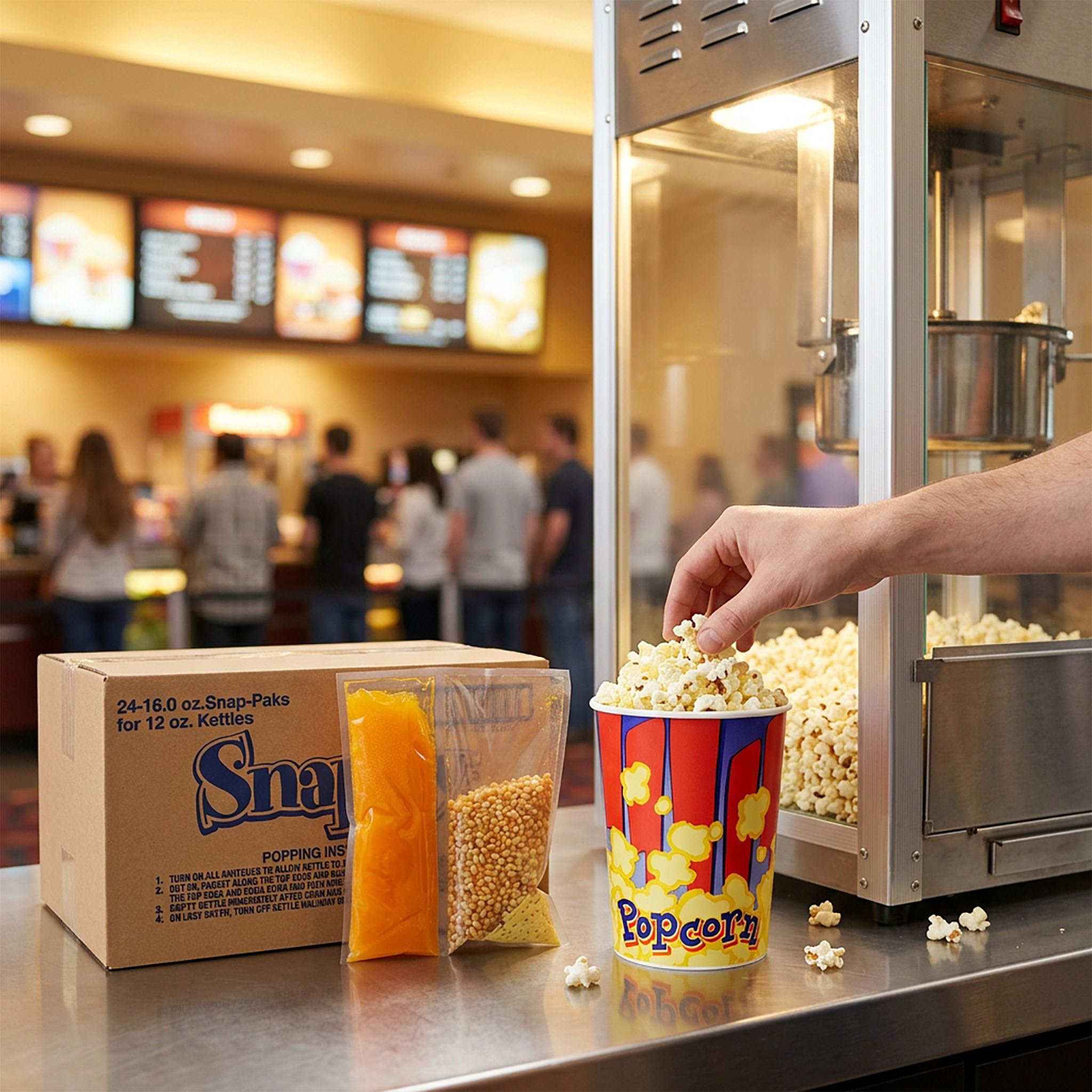 Amazon.com: Snappy Snap-Paks All in One Popcorn Portion Packets
