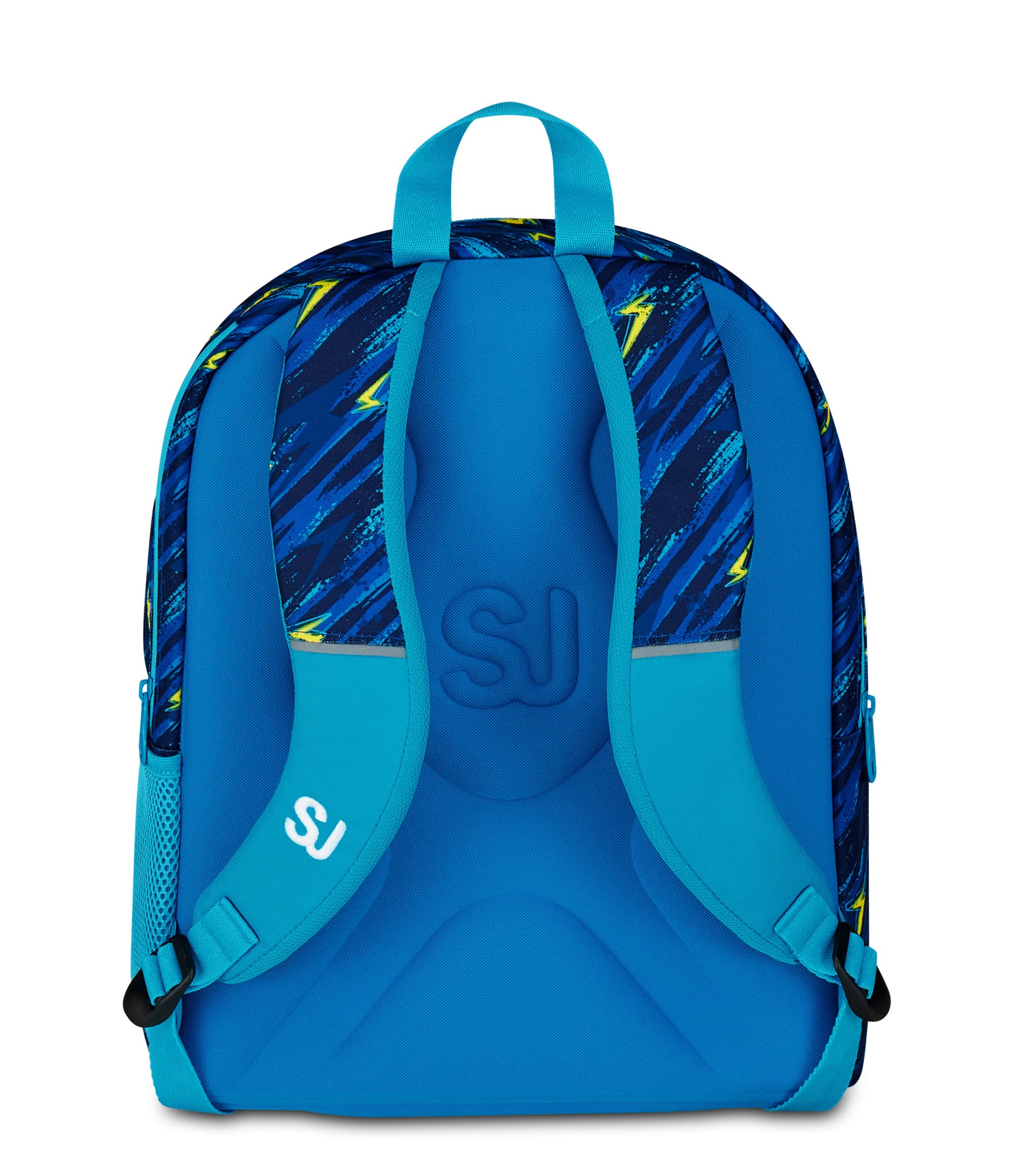 SJ GANG STYLE JAM GANG Zaino Scuola Advanced, Blu, Maxi Ali Estraibili, Doppio Scomparto e Tasca per Borraccia, 29 L, Zaino Scuola Elementare, Zaino Bambino