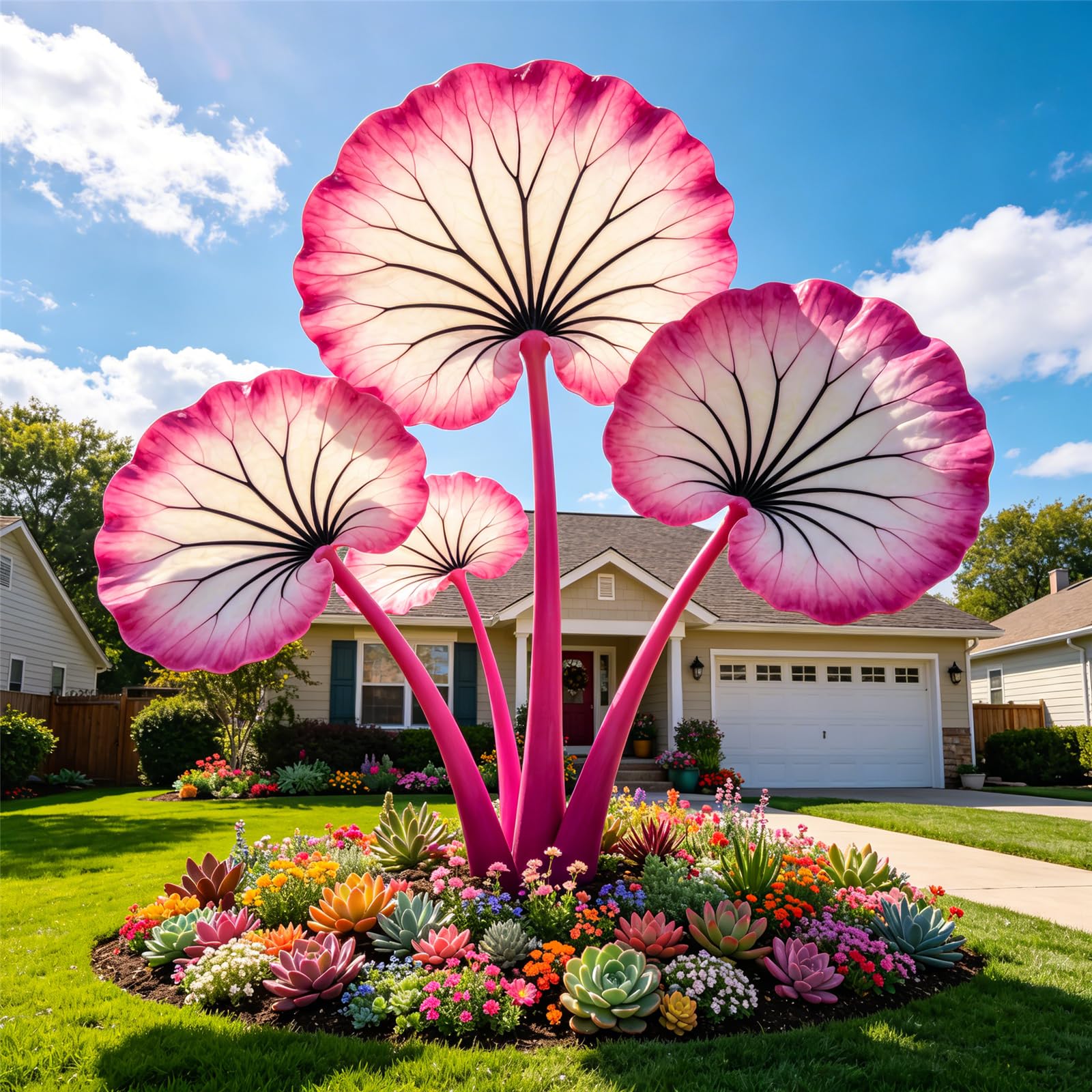 Giant Elephant Ear Bulbs for Planting-Hardy Perennial,Excellent Display,Large Foliage,Beginner Friendly-8bulbs-A — image 1