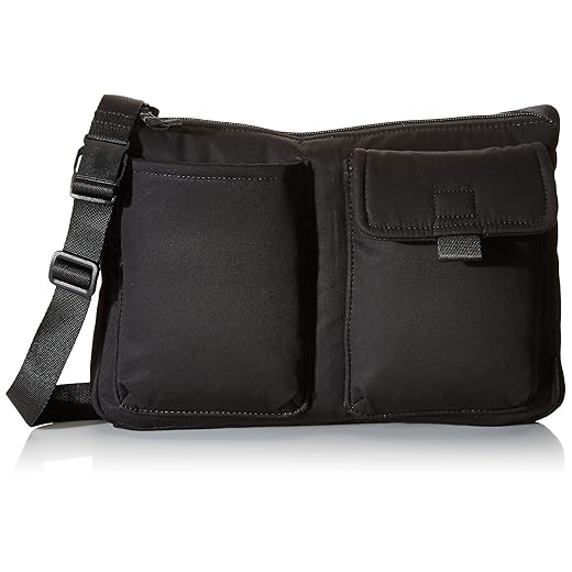 Vera Bradley Women's Cotton Utility Small Crossbody Purse, Black - Recycled Cotton, One Size