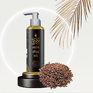زيت بذور الكتان 120 مل يقلل من تساقط الشعر زيت روبي (سبايس كيك)