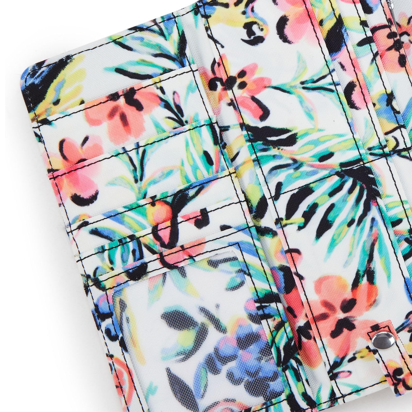 Kipling Money Land, Portafoglio Donna, Cocktail Floral, Taglia Unica