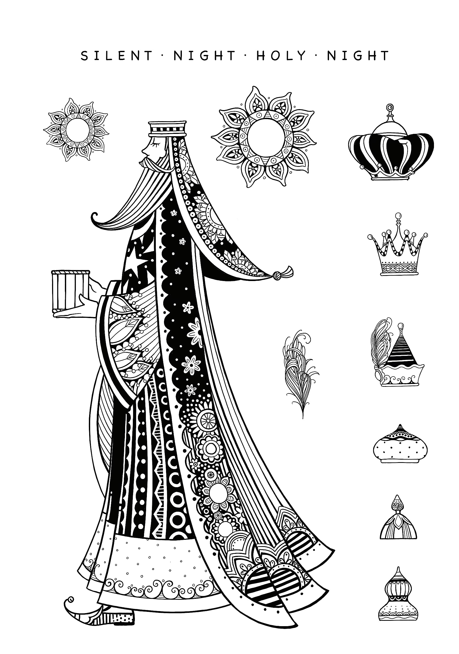 Creative ExpressionsKatkin Krafts-Clear Stamp Set-Wise Man, 4 in x 8 in