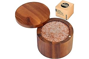 Acacia Salt Cellar 4 x 2.75 Inches