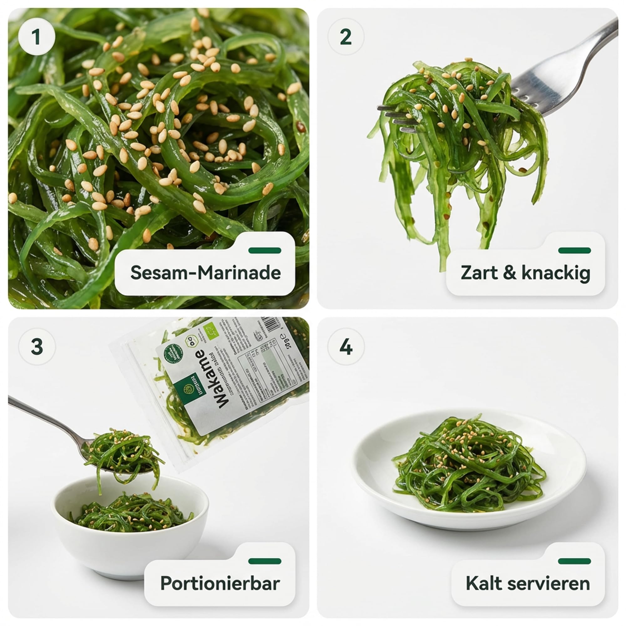 Takori Goma Wakame Salat 1 kg tiefgekühl