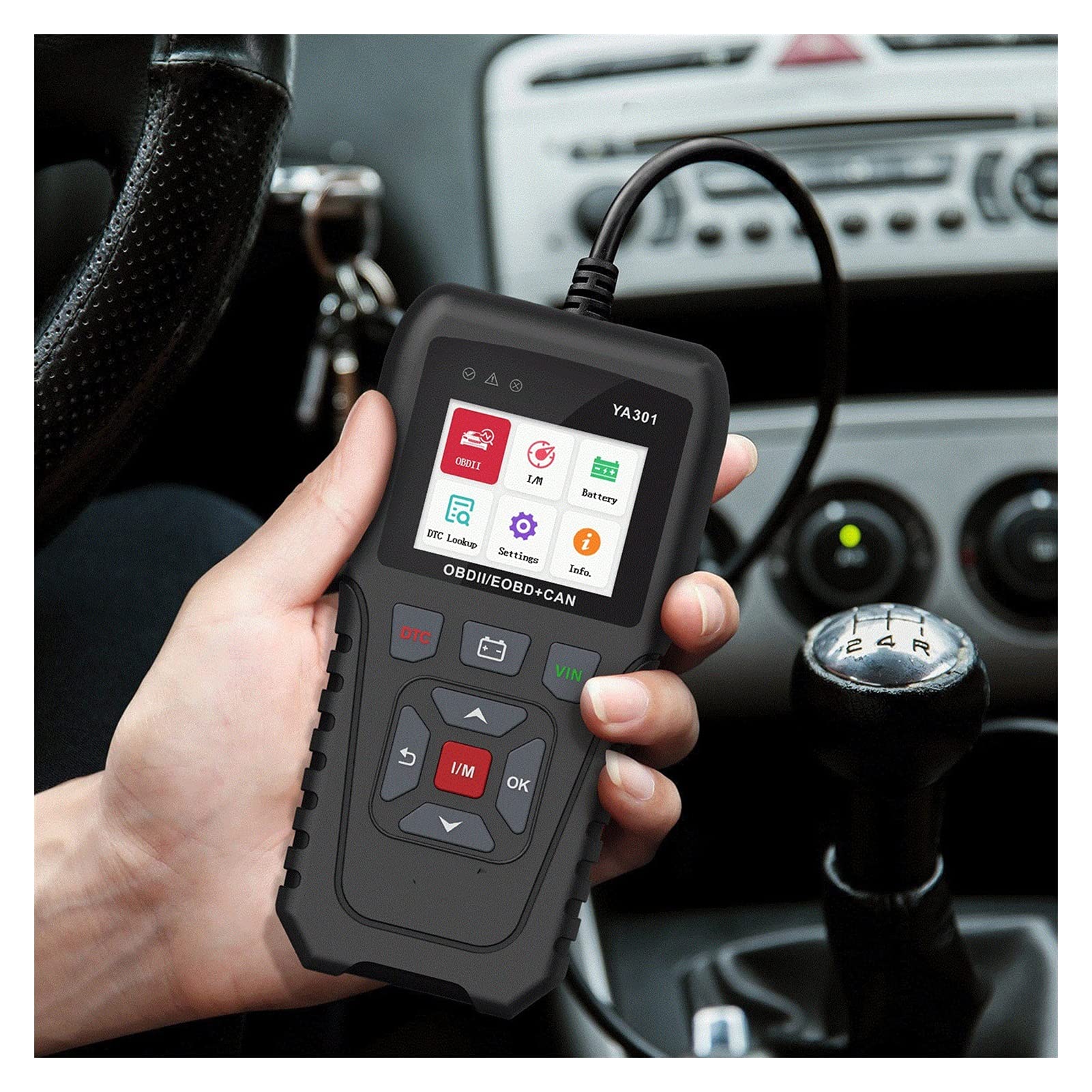 Scheda di lettura del codice di automobile multifunzione del motore Strumento di diagnosi del guasto dell'automobile Portatile e comodo