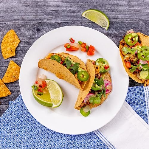 Miniatura 29 de Mr. Tortilla Conchas suaves para taco keto bajas en carbohidratos, bocadillos saludables veganos y alternativa de pan, 1 carbohidrato neto, 15