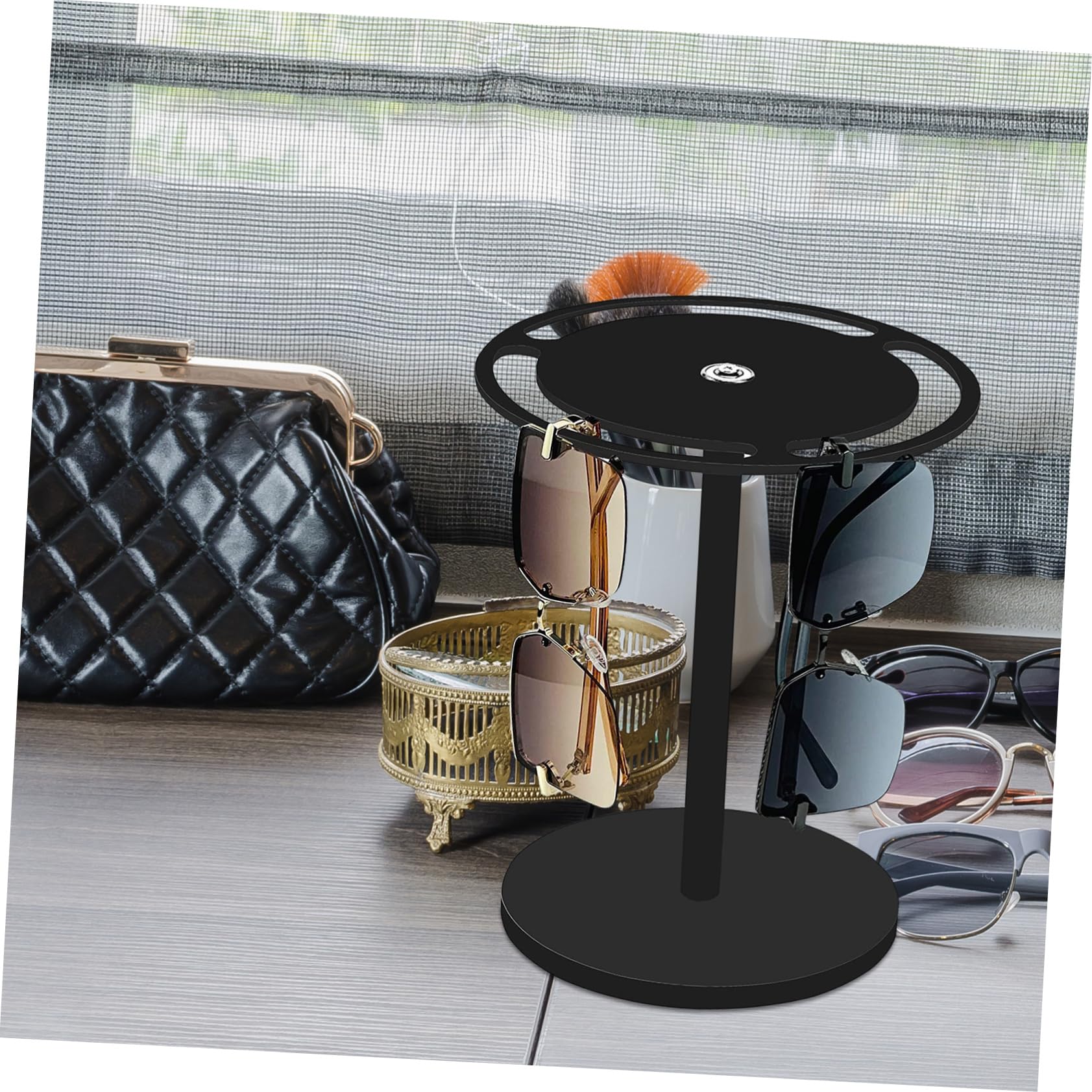 Brillenhalter Sonnenbrillenständer Drehbarer Brillenständer Brillenhalterständer Präsentationsständer Multifunktionaler Organizer