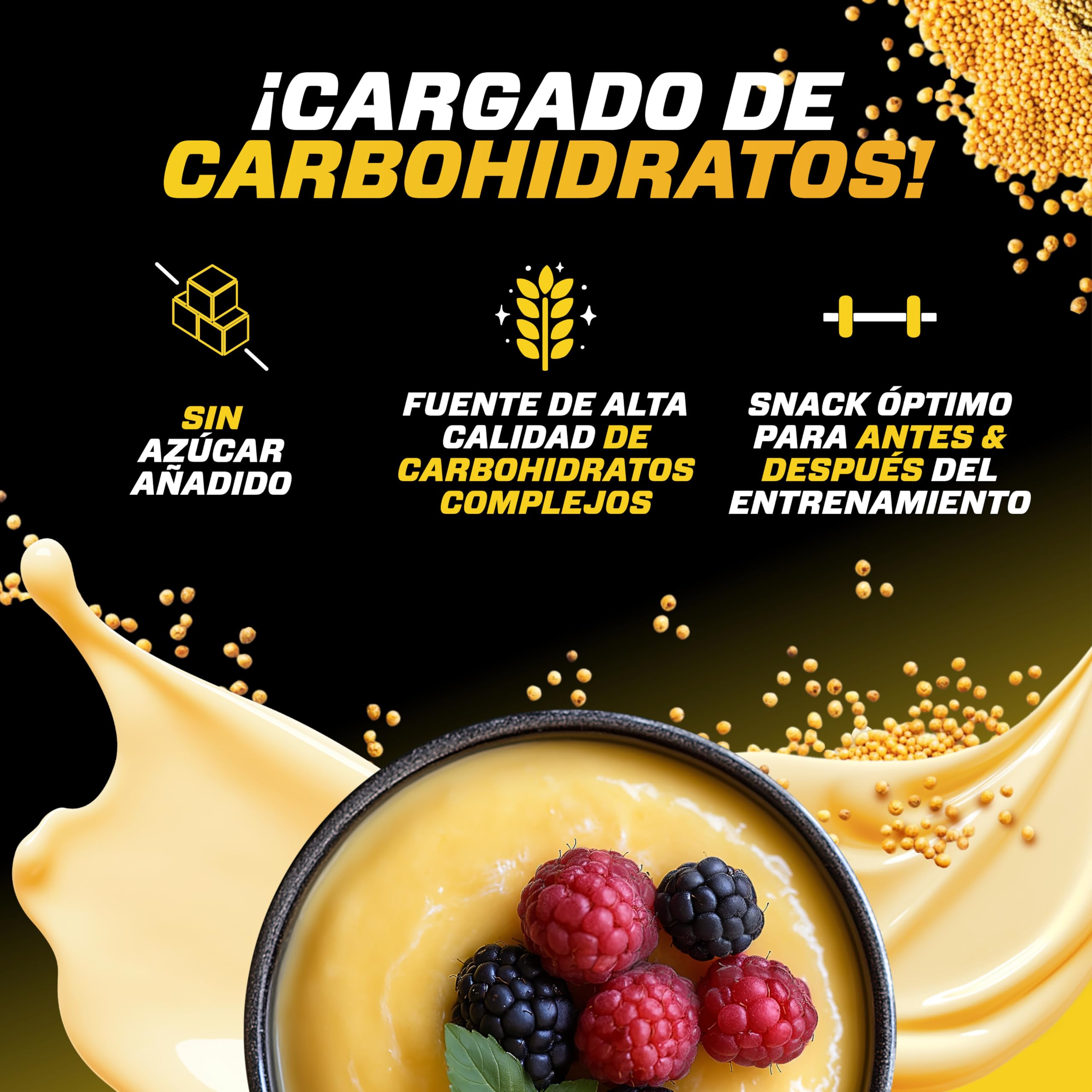Pudin de Maiz Neutro sin Azucar 3kg - 100% Maiz - Cremoso, Vegano