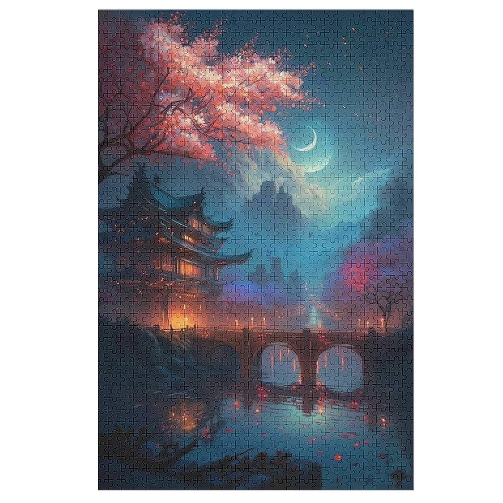 Japan Style Puzzles 2000 Teile Für Jugendliche Kreatives Papierpuzzlespielzeug Familienspiel Schwierigkeitsgrad Herausforderungspuzzles70x100cm