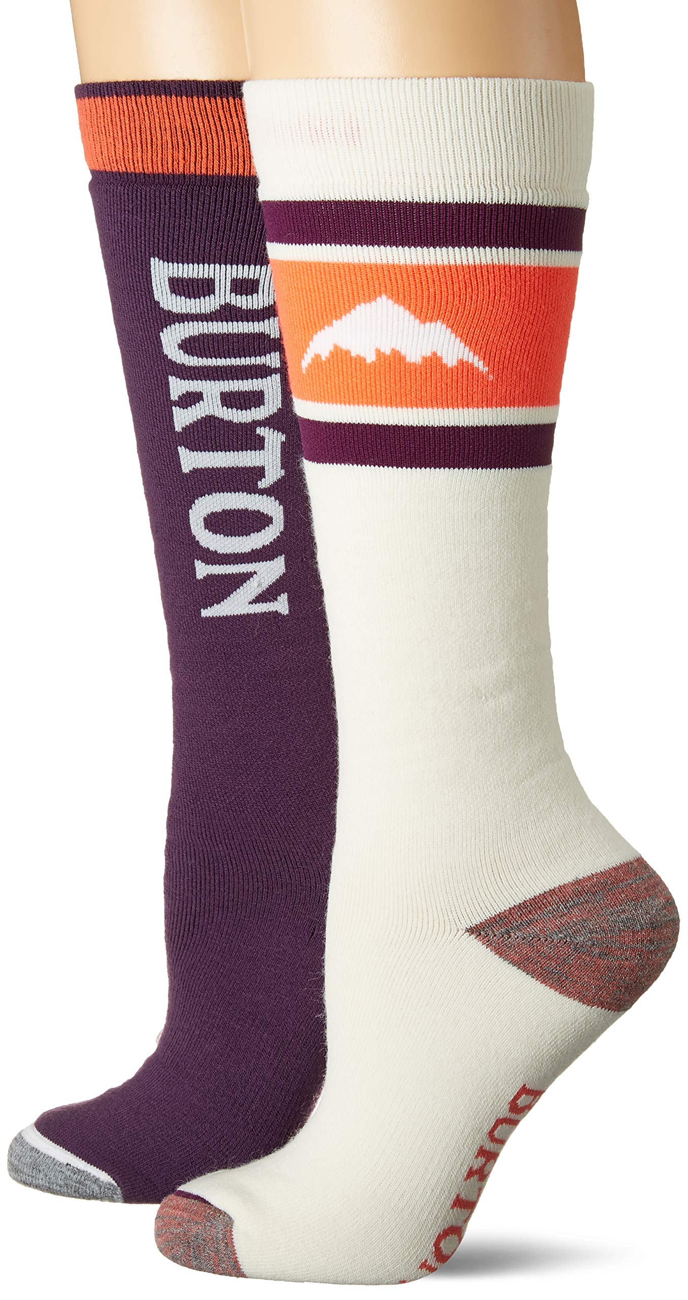 Burton Women's Weekend Midweight Ski/Snowboard Sock 2-Pack