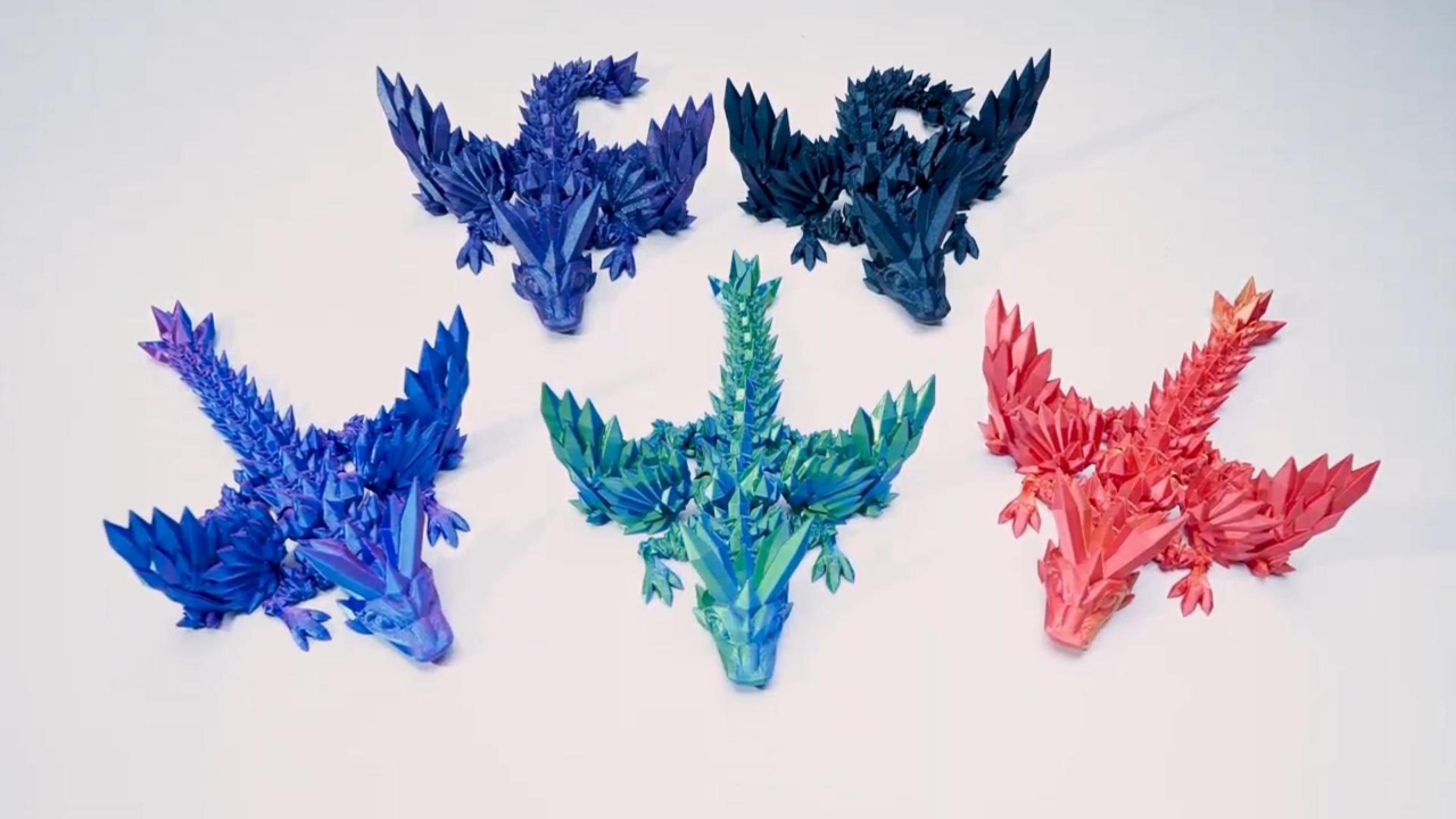 Amazon.com: TIRADORES 3D Printed Dragon with Wings, Articulated