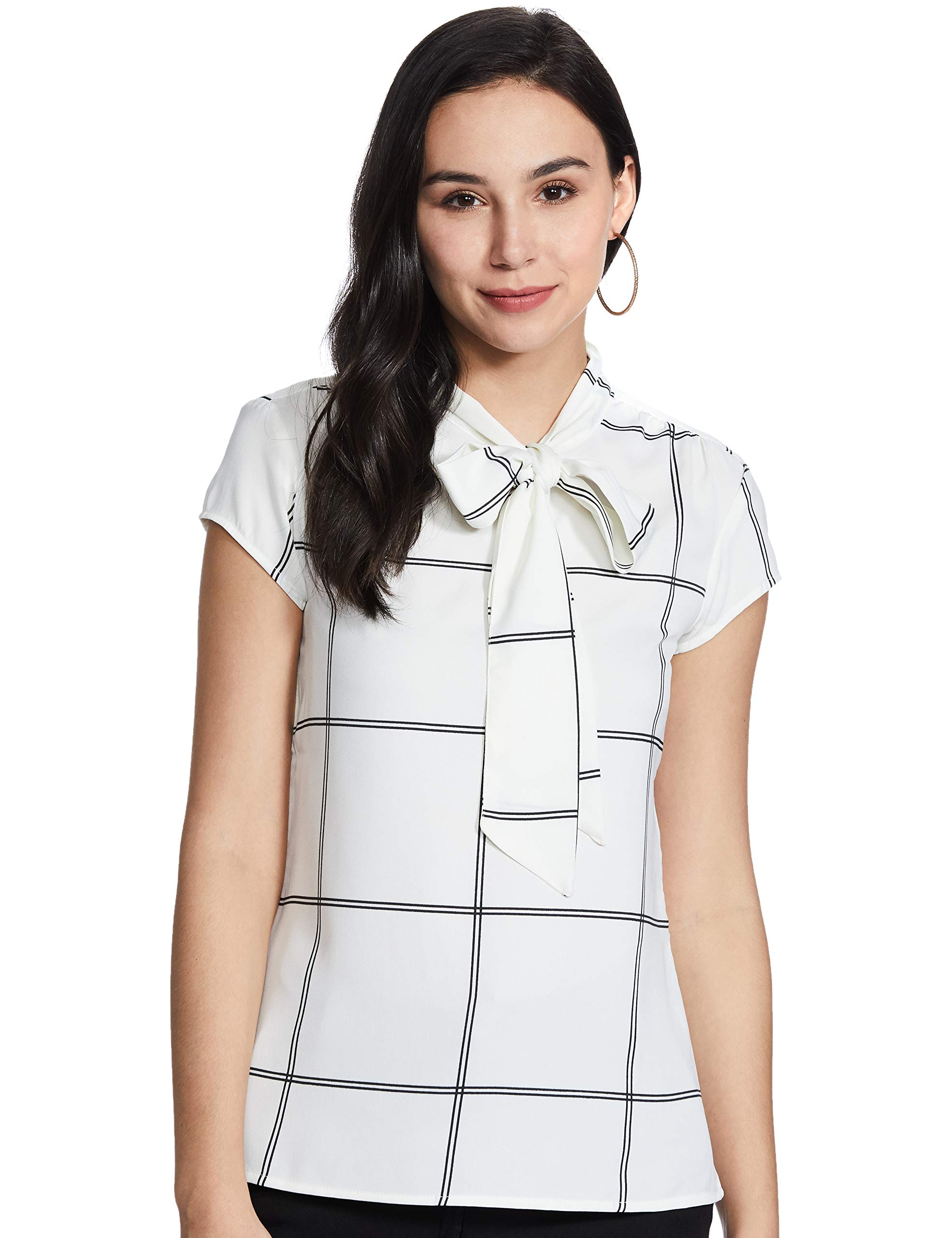 Amazon Brand - Symbol Women's Checkered Regular fit Shirt