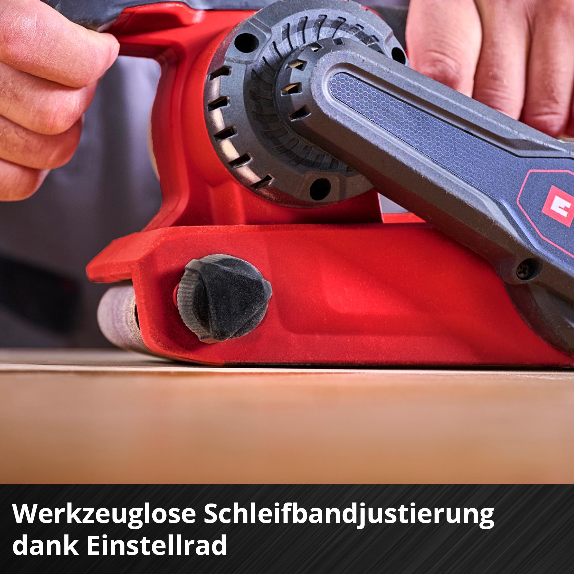 Einhell Professional Akku-Bandschleifer TP-BS 18/457 Li BL-Solo Power X-Change (18 V, Li-Ion, Brushless-Motor, inkl. 3x P80 Schleifband 457x75 mm, ohne Akku & Ladegerät)
