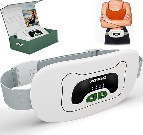 Almohadilla térmica portátil para calambres menstruales, almohadilla térmica para calambres, almohadillas térmicas para alivio del cinturón