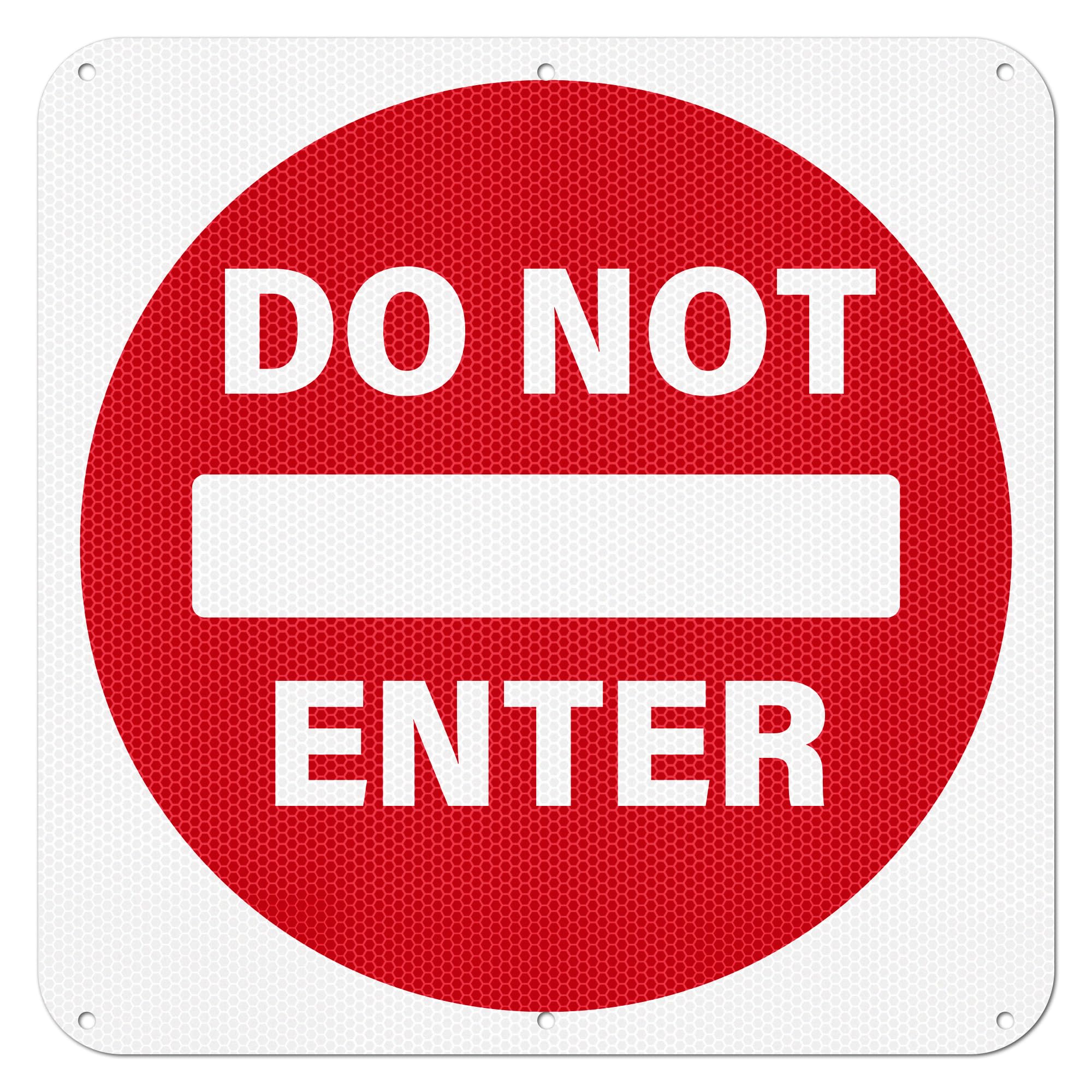 2 Pack Do Not Enter Wrong Way Signs 18" x 12" Aluminum Traffic Sign — Amazon image 11