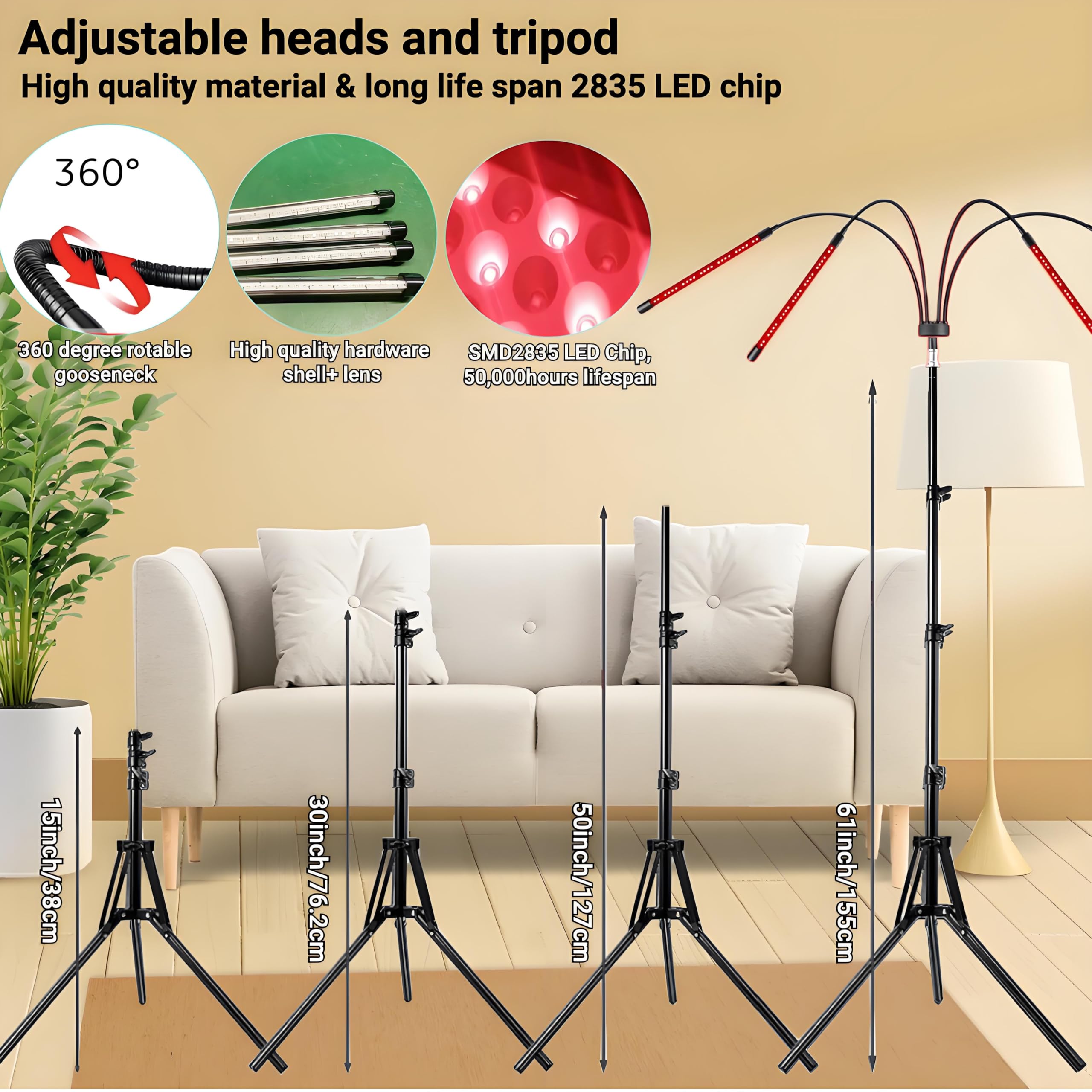 Lámpara de terapia de luz roja, luz de calentamiento por infrarrojos de 660 nm y 850 nm para rostro, espalda, cuerpo, alivio del dolor y antienvejecimiento, panel de luz roja de 120 piezas LED