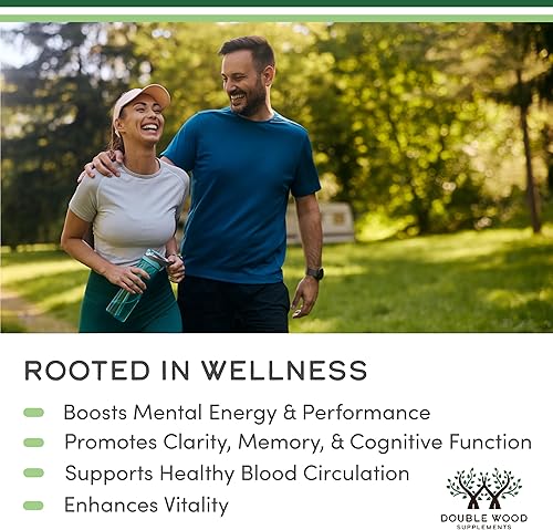 Miniatura 4 de Panax Ginseng (variedad roja coreana) (suministro de 4 meses), 240 cápsulas veganas – 1000 mg por porción para estado de ánimo, función cognitiva y