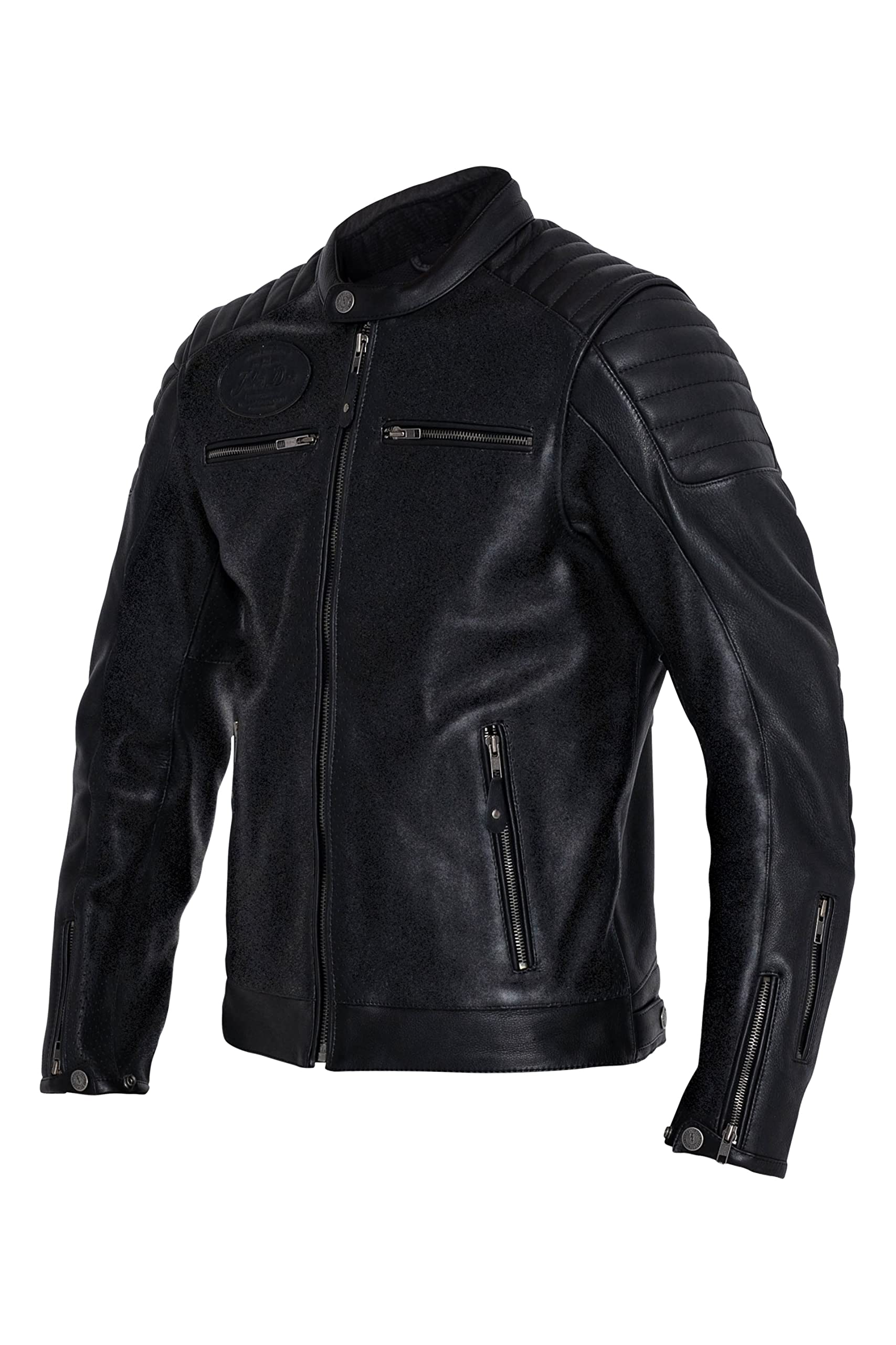 John Doe Dexter Skórzana kurtka motocyklowa, czarny, L