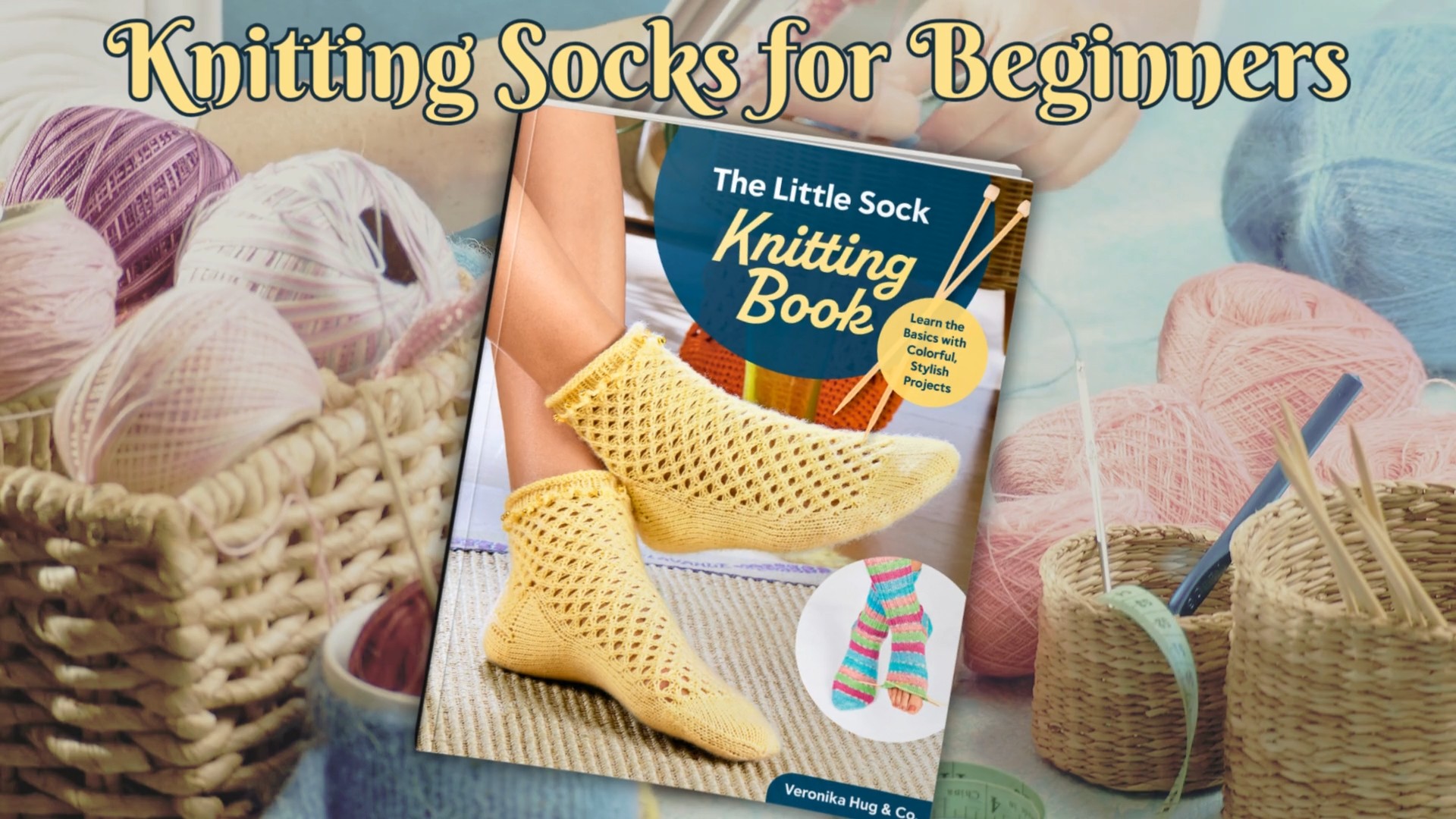 Image of The Little Sock Knitting Book: Learn the Basics with Colorful, Stylish Projects (Landauer) How to Knit Socks That Fit, with Easy Patterns and Step-by-Step Photos for Heels and Toes, for Beginners